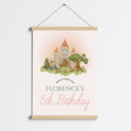 Póster Sinal de Boas-vindas do Aniversário de criança Mag