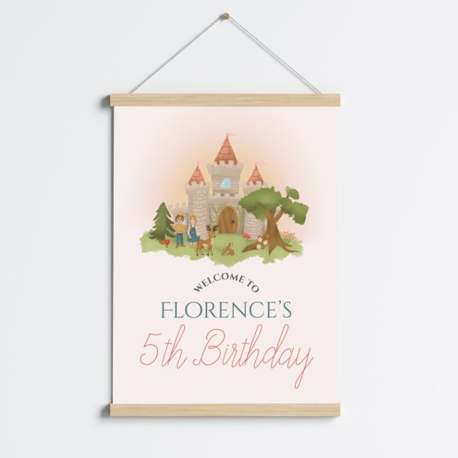 Póster Sinal de Boas-vindas do Aniversário de criança Mag (Criador carregado)