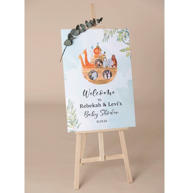 Poster Sinal de boas-vindas do Ark Ark de Noah (Criador carregado)