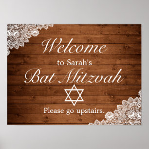 Poster Sinal de Boas-Vindas do Bar Russo Wood & Lace Bat 