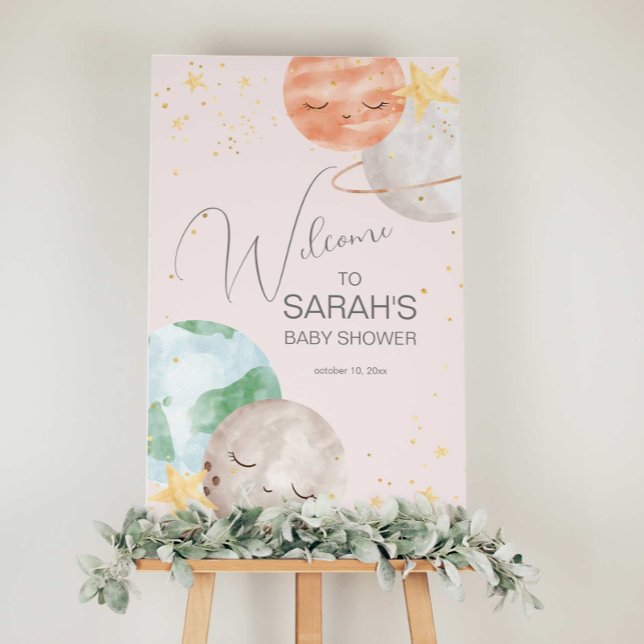 Poster Sinal de Boas-vindas do Chá de fraldas Externo Rap (Criador carregado)