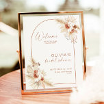 Poster Sinal de boas-vindas do Chá de panela Boho | Grass<br><div class="desc">Este Poster Personalizável de Boas-vindas apresenta um design minimalista com um esquema de cores sujas e desérticas - perfeito para um evento saturado em tons neutros e é uma bela maneira de acolher calorosamente os seus convidados para o seu chá de panela ou evento especial. Edite facilmente a maioria dos...</div>