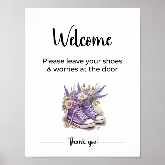 Poster Sinal de boas-vindas do convidado Airbnb (Frente)