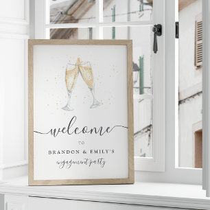 Poster Sinal de boas-vindas do evento personalizado do br