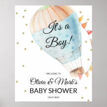 Sinal de boas-vindas do Hot Air Balloon