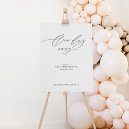 Poster Sinal de boas-vindas do Janto de ensaio com caligr