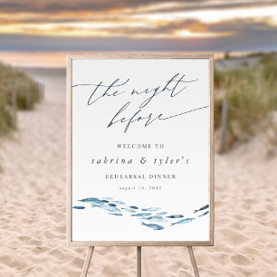 Poster Sinal de boas-vindas do Janto de ensaio de peixes 