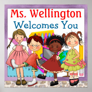 Poster Sinal de boas-vindas do professor - SRF