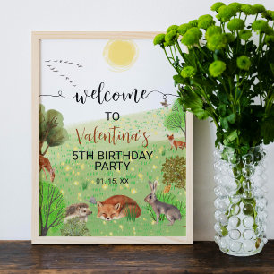 Poster Sinal de Boas-vindas do Roteiro Verde de Animais d