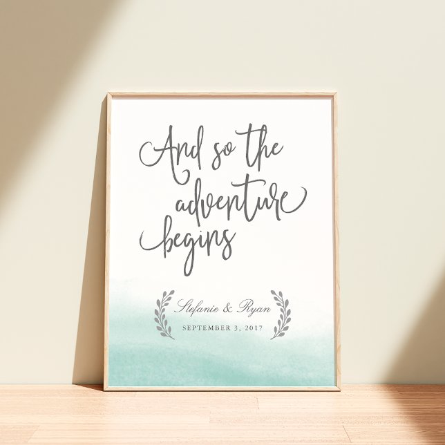 Póster Sinal de Boas-vindas do Seaglass Tides (Criador carregado)