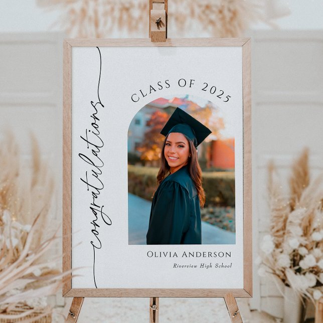 Poster Sinal de boas-vindas dos Parabéns de graduação (Criador carregado)