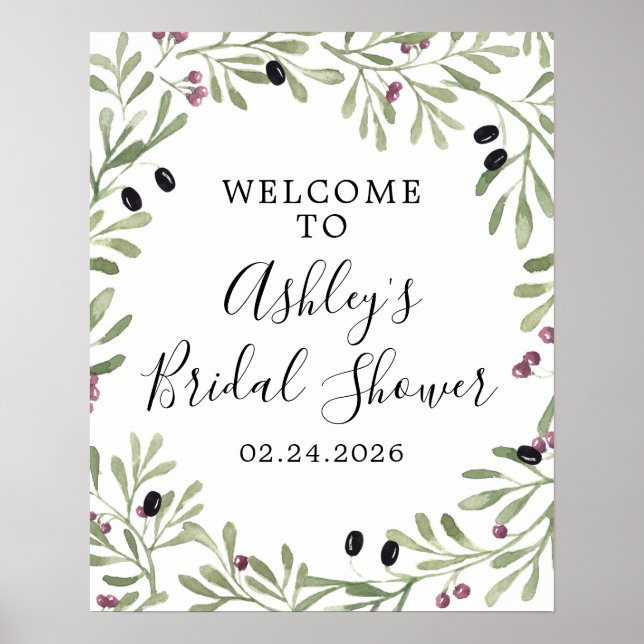 Poster Sinal de Boas-Vindas Grego Toscano Italiano (Frente)