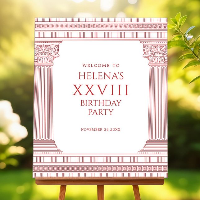 Poster Sinal de boas-vindas para a festa da deusa (Criador carregado)