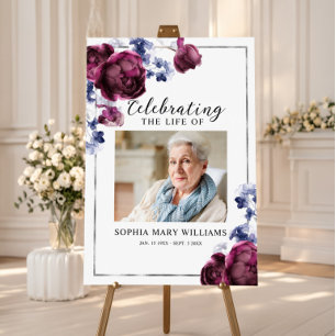 Poster Sinal de Boas-Vindas para Celebração Floral de Fun