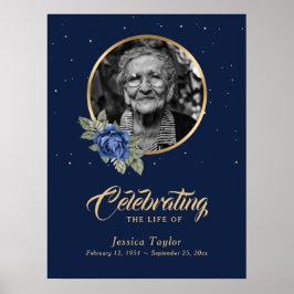 Poster Sinal de boas-vindas personalizado para funeral co