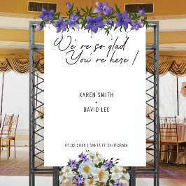 Poster Sinal de Boas-vindas Simples Moderno e Minimalista