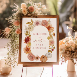 Poster Sinal de Boho Autumn