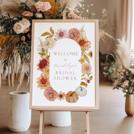 Poster Sinal de Boho Autumn