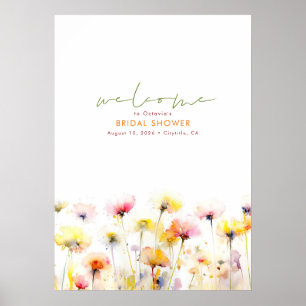 Poster Sinal de Boho de Boho de Selvagens Elegante