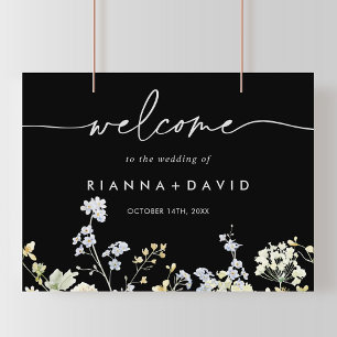 Poster Sinal de Boho Fall Floral Boho Fall Multicolor