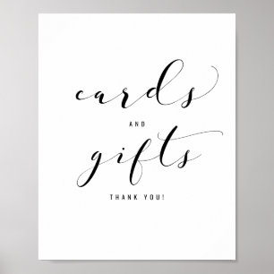 Poster Sinal De Caligrafia Elegante De Casamento
