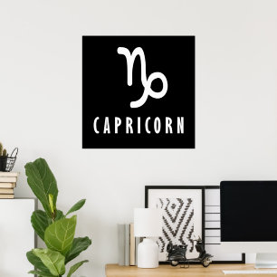 Poster Sinal de Capricórnio zodiac