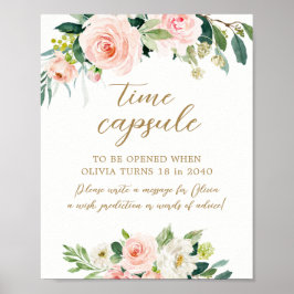 Poster Sinal de Cápsula de Aniversário Maravilhoso