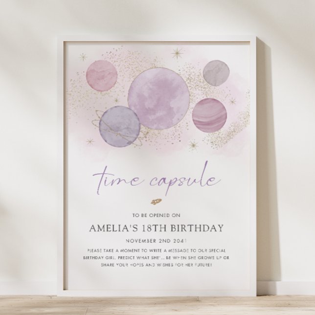 Poster Sinal de Cápsula Solar na Primeira Viagem (Criador carregado)