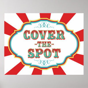 Póster Sinal de Carnaval Cobrir o Ponto