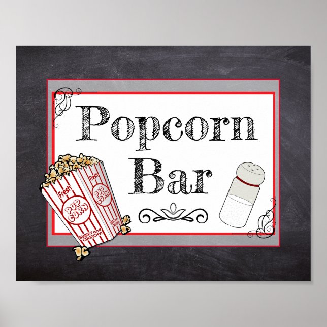 Póster Sinal de Cartaz de Casamento ou Chá de Bebê na Bar (Frente)