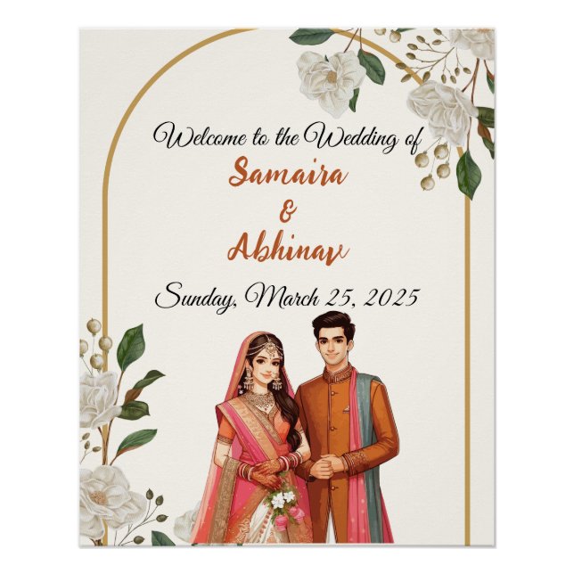 Póster sinal de casamento (Frente)