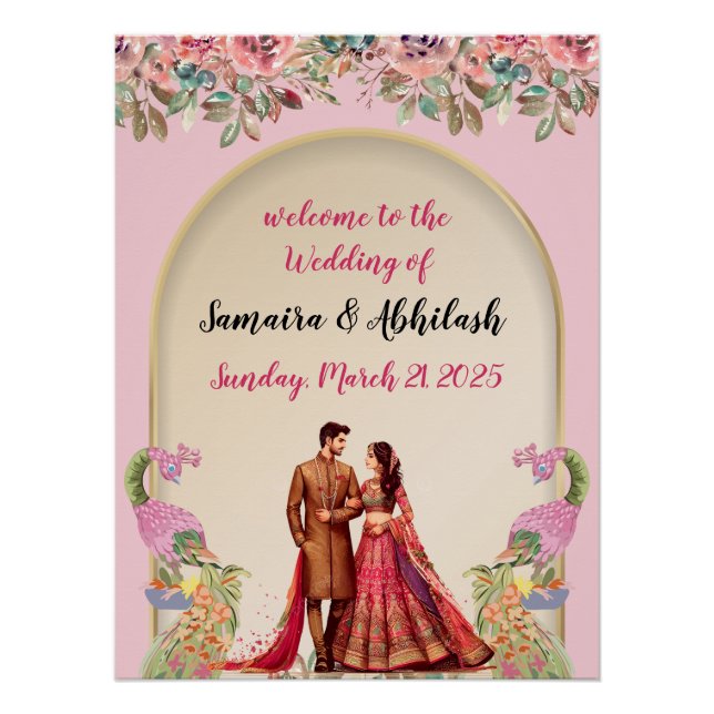 Póster sinal de casamento (Frente)