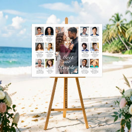 Poster Sinal de Casamento Conheça Nossas Pessoas