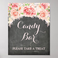 Sinal de Casamento de Bar Candy Câncer Cor de Água