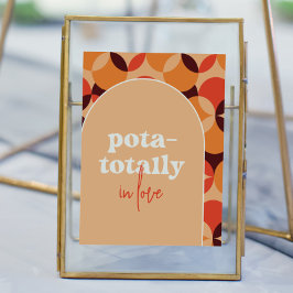 Poster Sinal De Casamento De Pota Totalmente No Amor