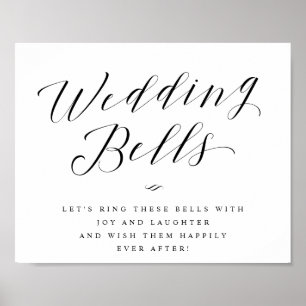 Poster Sinal de Casamento de Sinos de Casamento Desligand