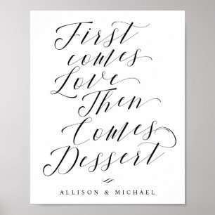 Poster Sinal de Casamento do Bar de Deserto de Amor