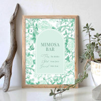 Sinal de Casamento do Bar Mimosa com Chinoiserie V