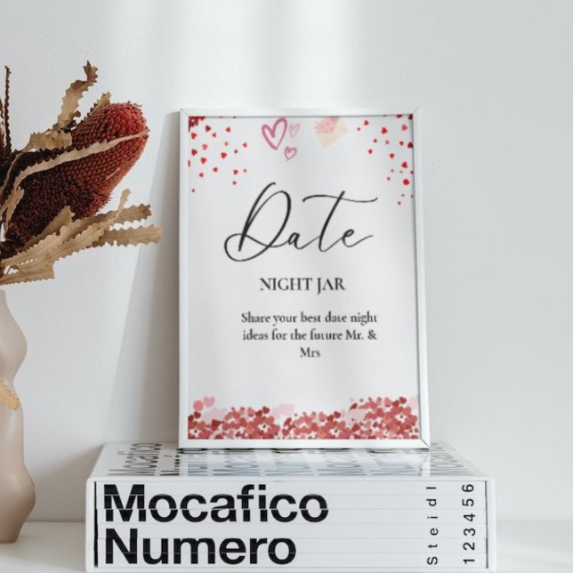 Poster Sinal de casamento do Chá de panela de Aquarela (Criador carregado)