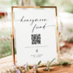 Poster Sinal de Casamento do Fundo Boho Honeymoon Minimal<br><div class="desc">Este modelo de símbolo de diversão da lua de mel imprimível apresenta um design minimalista moderno e uma redação totalmente editável. A combinação simples de cores preto e branco faz dela a adição perfeita a qualquer evento. Use este sinal para o seu casamento minimalista ou contemporâneo. Junte-se a outros itens...</div>