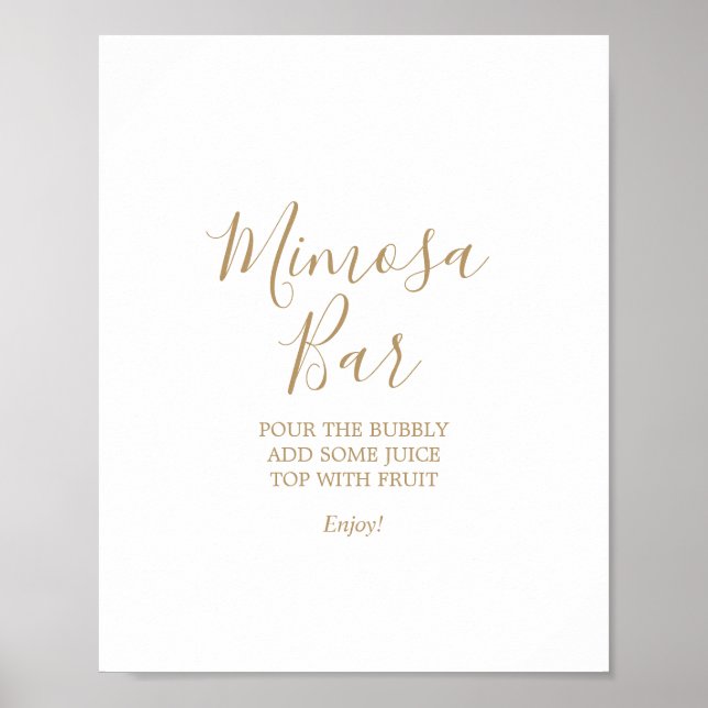Poster Sinal de Casamento em Barra de Mimosa com Caligraf (Frente)