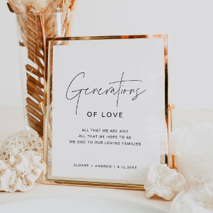 Poster Sinal de Casamento Geração de Amor HARLOW