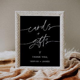 Poster Sinal de Casamento NOIR Cards and Gifts