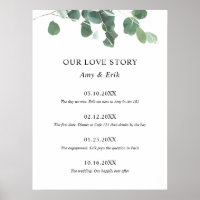 Sinal de Casamento Nossas Datas Especiais da Linha