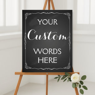 Póster Sinal de Casamento ou Partido faça seu próprio per