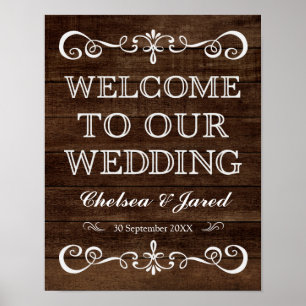 Póster Sinal de Casamento - Sinal de Boas-vindas ao Casam