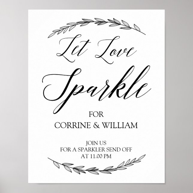 Poster Sinal de Casamento - Sinal de Casamento do Sparkle (Frente)