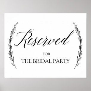 Poster Sinal de Casamento - Sinal de Casamento Laurel Mes