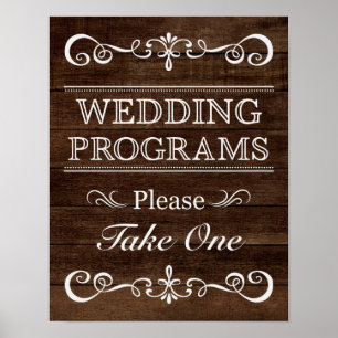 Póster Sinal de Casamento – Sinal de Programa de Casament