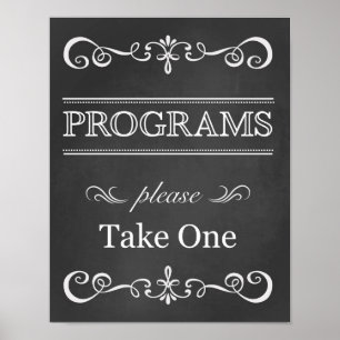 Póster Sinal de Casamento - Sinal de Quadro do Programa d